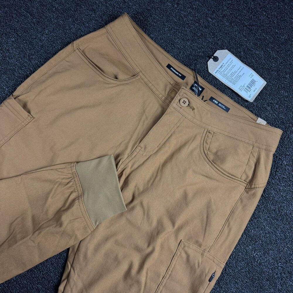 Prana Halle Women's Jogger II Pants Sz 4 Reg Earthbound Stretch Hiking Gorpcore
